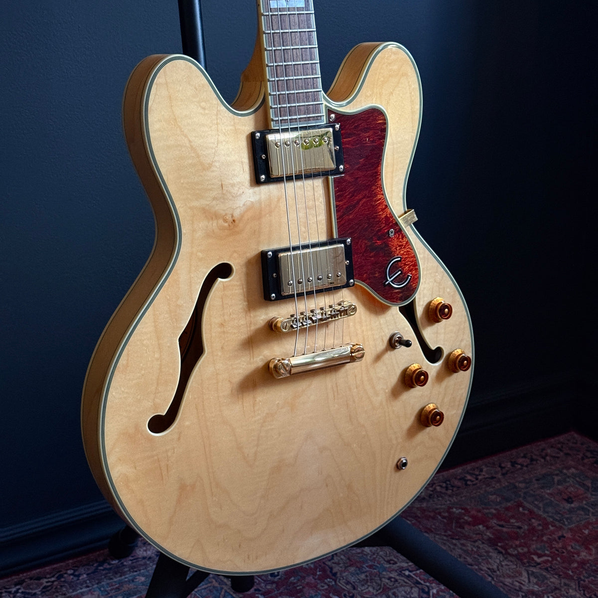 Epiphone Sheraton-II - 2007, Natural, Korea – Oxbow Audio Lab