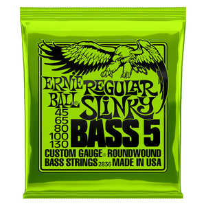 Ernie Ball Bass Strings Super Slinky for 5 String 45-130