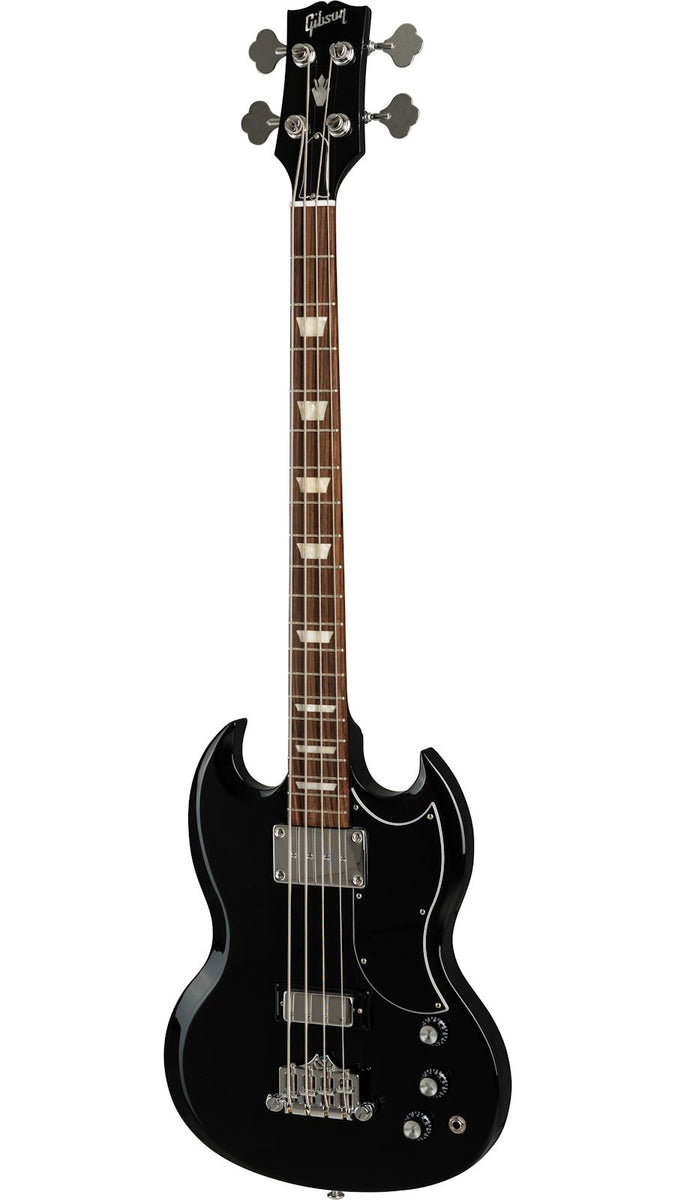 ベース Gibson USA SG Standard BASS Ebony Gibson SG Standard Bass Ebony – Oxbow Audio Lab