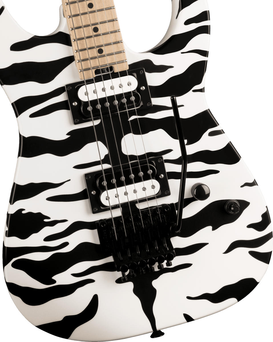 Charvel Satchel Signature Pro-Mod DK22 HH FR M, Satin White Bengal