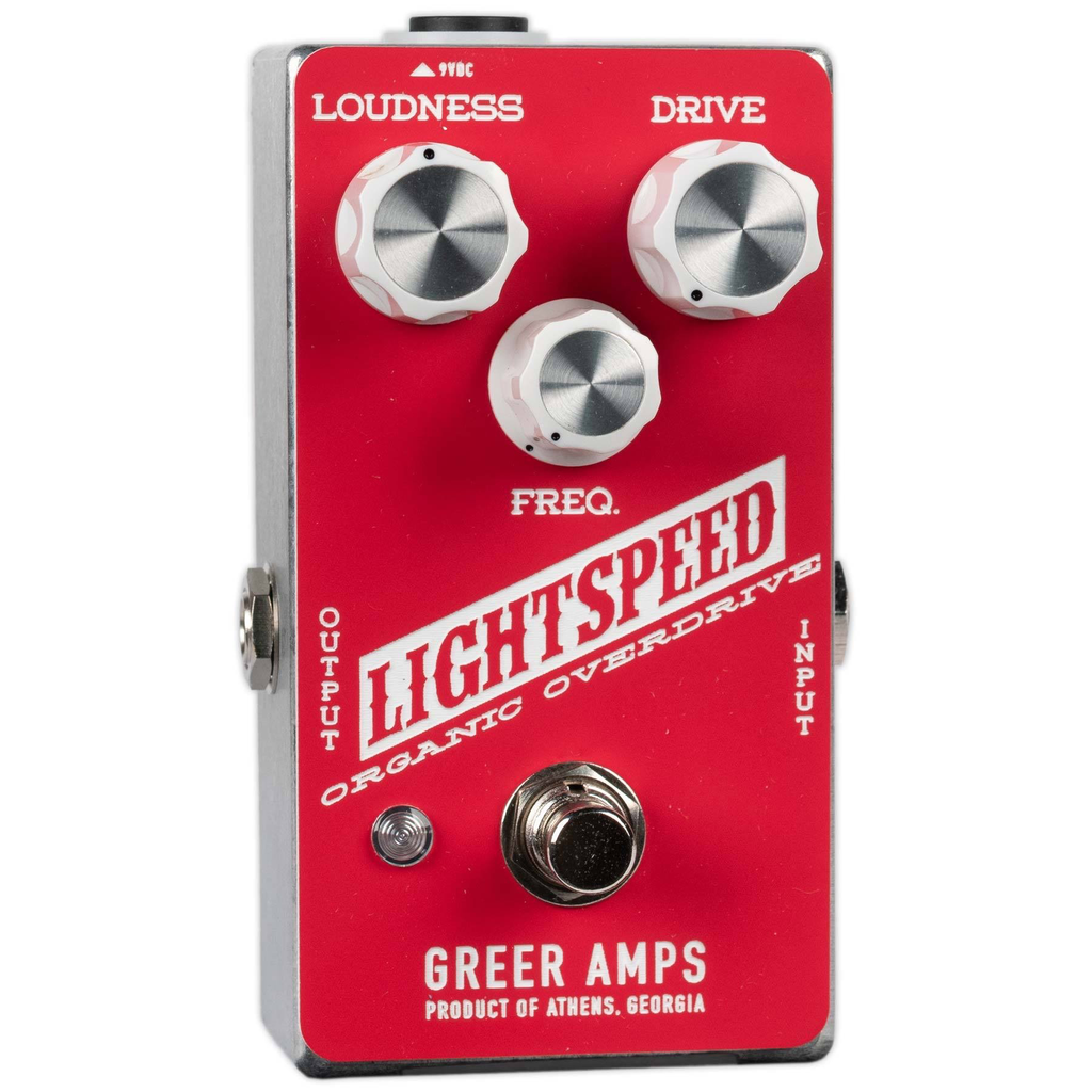 Greer Amps Lightspeed Organic Overdrive Red/White – Oxbow Audio Lab