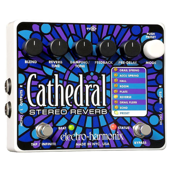 electro-harmonix Cathedral Stereo Reverb Pedal
