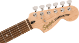 Squier Affinity Series Stratocaster Junior HSS, Laurel Fingerboard, White Pickguard, 3-Color Sunburst