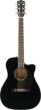 Fender CC-60SCE Concert, Walnut Fingerboard, Black