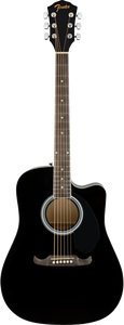 Fender FA-125CE Dreadnought, Walnut Fingerboard, Black