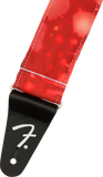 Fender Tie Dye Acid Wash Strap, Red, 2"