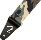 Fender Camo Strap, Woodland, 2"