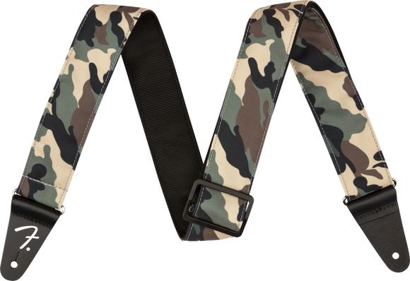 Fender Camo Strap, Woodland, 2