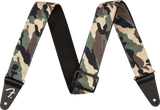 Fender Camo Strap, Woodland, 2"