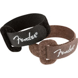 Fender Cable Ties, 7", Black and Brown