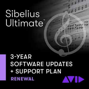 Avid Sibelius Music Notation Software 8.5 - Upgrade with 3-Year Support Plan (Perpetual Licence, Download)