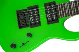 Jackson JS Series Dinky Minion JS1X, Amaranth Fingerboard, Neon Green