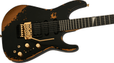 Jackson Pro Series Signature Phil Collen PC1-E, Ebony Fingerboard, Worn Black