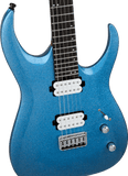 Jackson Pro Series Signature Misha Mansoor Juggernaut HT6, Ebony Fingerboard, Blue Sparkle