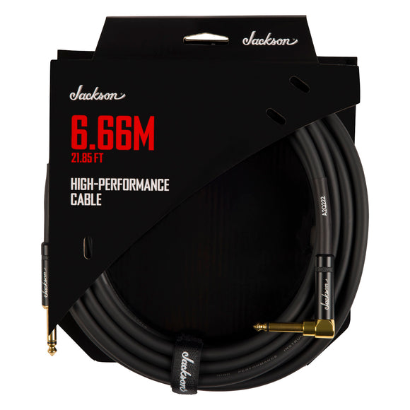 Jackson High Performance Cable, Black, 21.85' (6.66m)