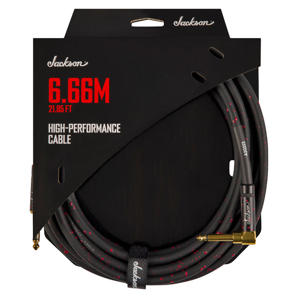 Jackson High Performance Cable, Black and Red, 21.85' (6.66 m)