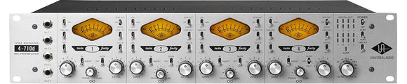 Universal Audio 4-710D Four-Channel Tone-Blending Mic Preamp, with Dynamics