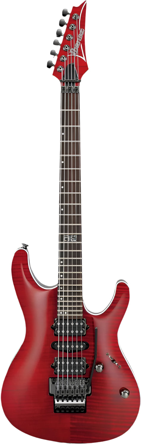 Ibanez Kiko Loureiro Signature Guitar - Transparent Ruby Red