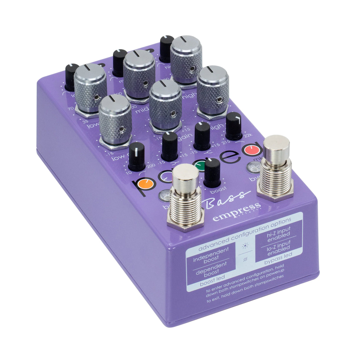 Empress Effects Bass ParaEq Parametric Equalizer – Oxbow Audio Lab