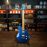 Ernie Ball Music Man Axis Super Sport HH HT, Pearl Blue (Pre-Owned)