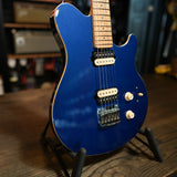 Ernie Ball Music Man Axis Super Sport HH HT, Pearl Blue (Pre-Owned)