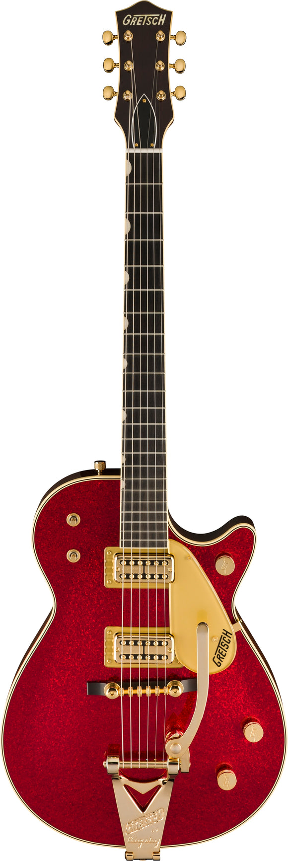 Gretsch G6129TG-59VS Limited Edition Sparkle Jet With Bigsby, Red Sparkle