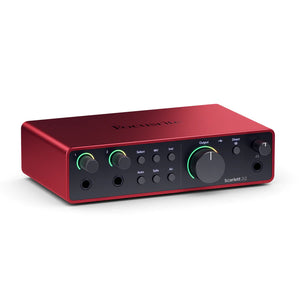 Focusrite SCARLETT 2i2 2-In 2-Out Audio Interface - 4th Gen