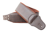 Right On! Straps Smooth Brown Guitar Strap - Oxbow Audio Lab