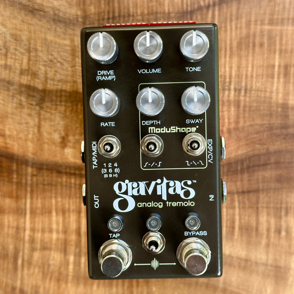 Chase Bliss Gravitas Analog Tremolo, Wood Box