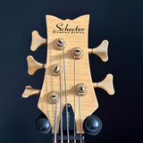 Schecter Stiletto Custom-5 Electric Bass, Natural Satin (Pre-Owned)