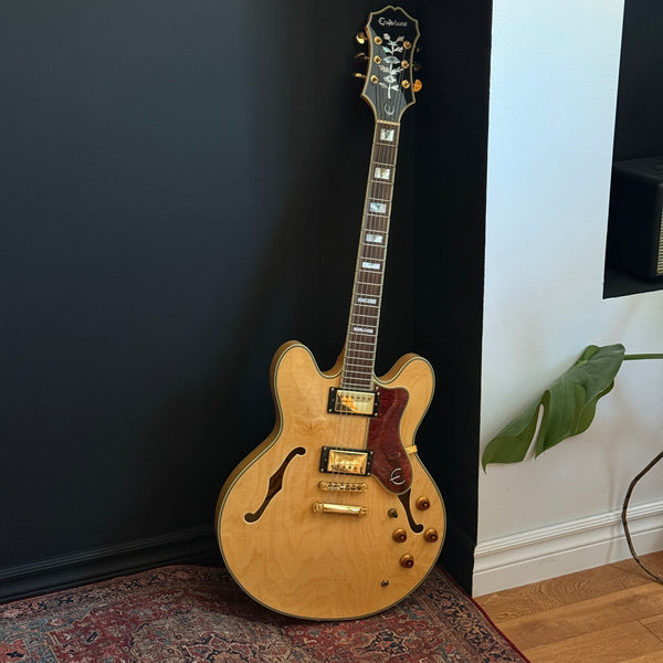 Epiphone Sheraton-II - 2007, Natural, Korea – Oxbow Audio Lab