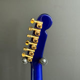 DOS Dot On Shaft Explorer Tpe Electric Guitar W/Case, Blue