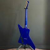 DOS Dot On Shaft Explorer Tpe Electric Guitar W/Case, Blue