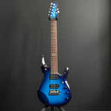 Ernie Ball Music Man Petrucci 7 String Piezo, Limited Edition Blue Dawn