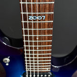 Ernie Ball Music Man Petrucci 7 String Piezo, Limited Edition Blue Dawn