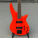 Jackson X Series Spectra Bass SBX IV, Laurel Fingerboard, Neon Orange