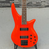 Jackson X Series Spectra Bass SBX IV, Laurel Fingerboard, Neon Orange