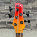 Ibanez SR875 5-String Bass, Autumn Leaf Gradation