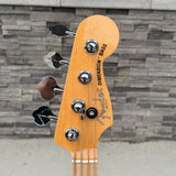 Fender American Standard Dimension Bass IV HH, Maple Fingerboard, Olympic White