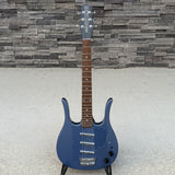Danelectro 58 Longhorn Electric Guitar, 3 Pickups, Too Blue