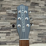 Danelectro 58 Longhorn Electric Guitar, 3 Pickups, Too Blue