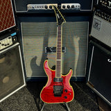 Peavey V-Type EXP Limited Edition, Red Flametop