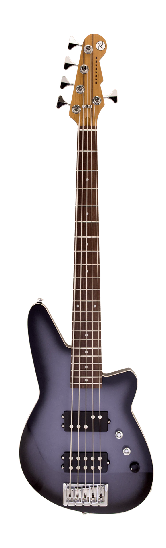 Reverend Mercalli 5 Bass, Periwinkle Burst