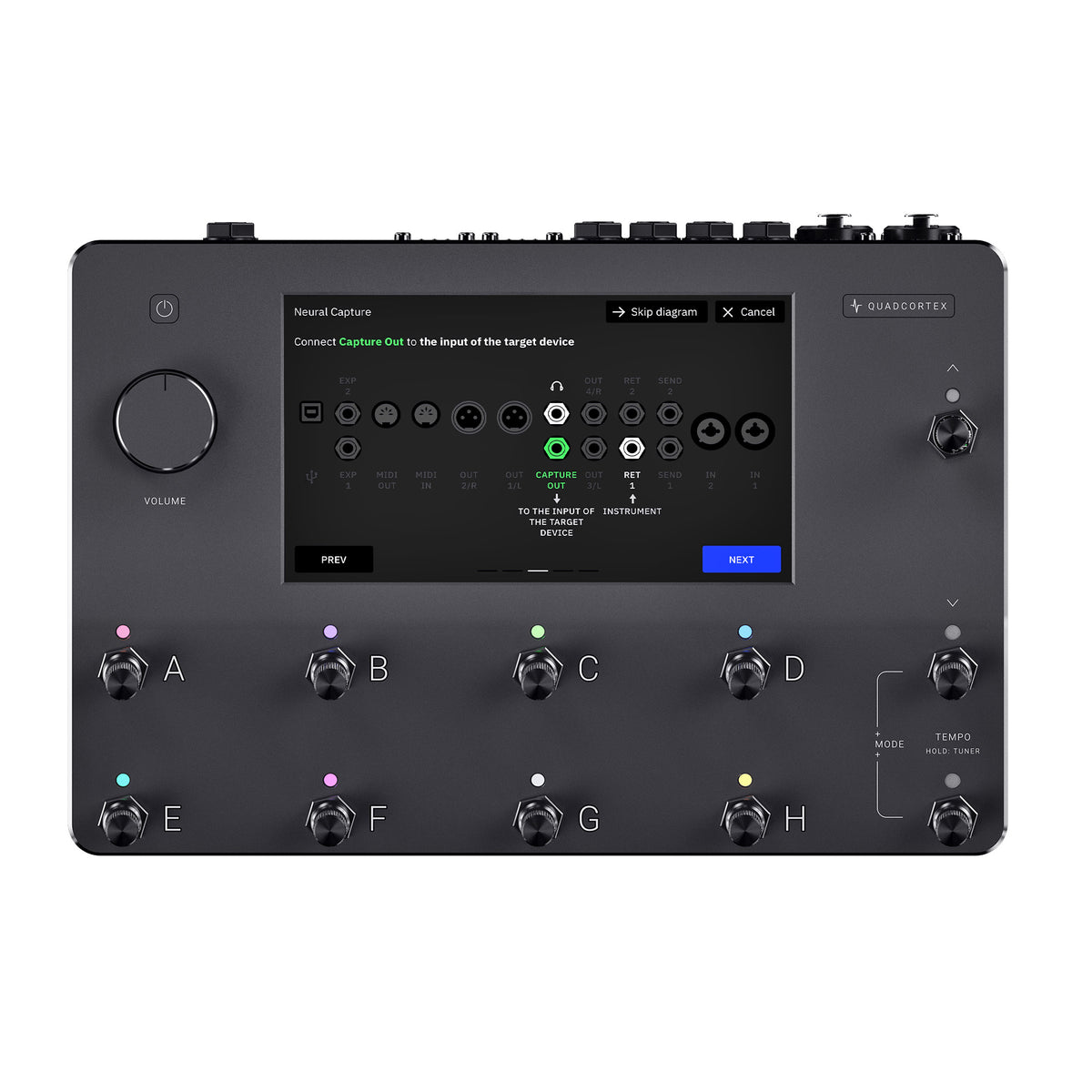 Neural DSP Quad Cortex QuadCore Digital Effects Modeler/Profiling Flo