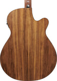 Ibanez PF Performance Acoustic/Electric Guitar - Open Pore Brown Left Handed