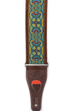 Right On! Straps Roskilde II Teal Guitar Strap - Oxbow Audio Lab