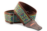 Right On! Straps Roskilde II Teal Guitar Strap - Oxbow Audio Lab