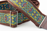 Right On! Straps Roskilde II Teal Guitar Strap - Oxbow Audio Lab