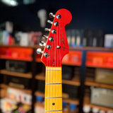 Fender American Ultra Luxe Stratocaster, Plasma Red Burst