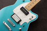 Reverend Guitars Chris Freeman Signature Electric Guitar, Turquoise Sparkle